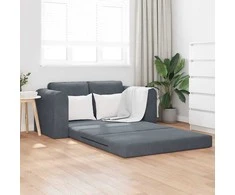 Sofa lova Tamsiai pilka 148 x 71 x 83 cm Aksomas
