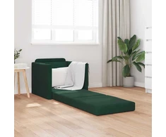Sofa lova 60cm Tamsiai žalia Aksomas