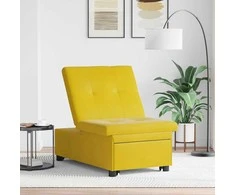 Sofa lova Geltona 194 x 67 x 82 cm Aksomas