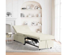 Sofa lova Kreminė 194 x 67 x 82 cm Aksomas