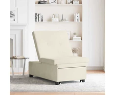 Sofa lova Kreminė 194 x 67 x 82 cm Aksomas
