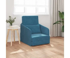 Sofa lova Mėlyna 65 x 80 x 83 cm Aksomas
