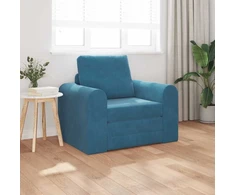 Sofa lova Mėlyna 98 x 71 x 83 cm Aksomas