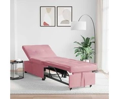 Sofa lova Rožinė 194 x 67 x 82 cm Aksomas