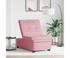 Sofa lova Rožinė 194 x 67 x 82 cm Aksomas
