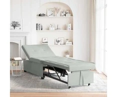 Sofa lova Šviesiai pilka 194 x 67 x 82 cm Aksomas
