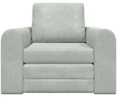 Sofa lova Šviesiai pilka 98 x 71 x 83 cm Aksomas