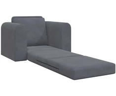 Sofa lova Tamsiai pilka 98 x 71 x 83 cm Aksomas