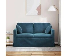 Sofa Mėlyna 138 x 78 x 80 cm Aksomas