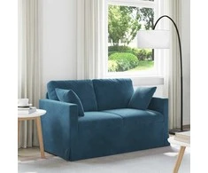 Sofa Mėlyna 138 x 78 x 80 cm Aksomas