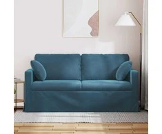 Sofa Mėlyna 158 x 78 x 80 cm Aksomas