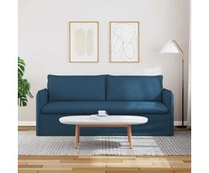 Sofa Mėlyna 195 x 82 x 85 cm Metalas