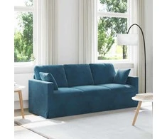 Sofa Mėlyna 198 x 78 x 80 cm Aksomas