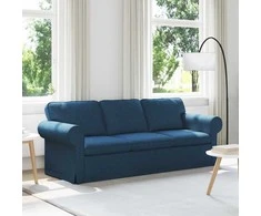 Sofa Mėlyna 215 x 82 x 80 cm Metalas