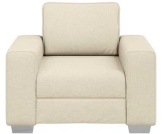 Sofa Kėdė Smėlio 100 cm Lino mišinio audinys