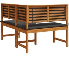 Sofa Sodo Kėdė Ruda 140 x 100 x 91cm Akacijos medienos masyvas