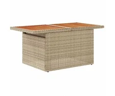 Sodo Sofų Rinkinys 7 pcs smėlio ir šviesiai pilkos spalvos