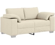 Sofa 2 pcs Juodas 219 x 80 x 82 cm audinys