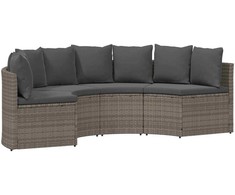 Sofa Sofos komplektas 2 pcs Pilka