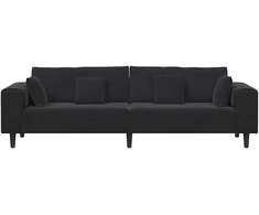 Sofa Juoda 250 x 77 x 76 cm Aksomas