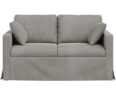 Sofa Šviesiai pilka 138 x 78 x 80 cm Aksomas