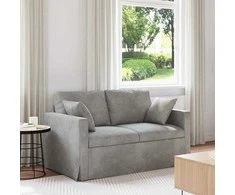 Sofa Šviesiai pilka 138 x 78 x 80 cm Aksomas