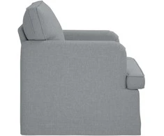 Fotelis Sofa Šviesiai pilka 142 x 80 x 85 cm Metalas