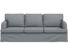 Sofa Šviesiai pilka 142 x 80 x 85 cm Metalas