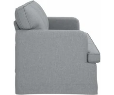 Sofa Šviesiai pilka 142 x 80 x 85 cm Metalas