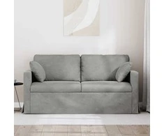 Sofa Šviesiai pilka 158 x 78 x 80 cm Aksomas