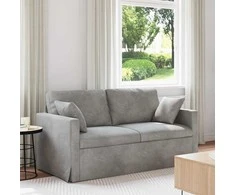 Sofa Šviesiai pilka 158 x 78 x 80 cm Aksomas