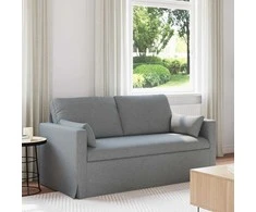 Sofa Šviesiai pilka 158 x 78 x 80 cm Metalas