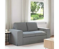 Sofa Šviesiai pilka 162 x 80 x 82 cm Metalas