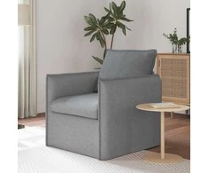 Sofa Šviesiai pilka 75 x 82 x 85 cm audinys