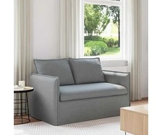 Sofa Šviesiai pilka 195 x 82 x 85 cm Metalas