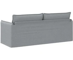 Sofa Šviesiai pilka 195 x 82 x 85 cm Metalas