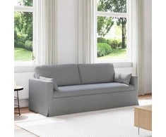 Sofa Šviesiai pilka 198 x 78 x 80 cm Metalas
