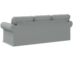 Sofa Šviesiai pilka 215 x 82 x 80 cm Metalas