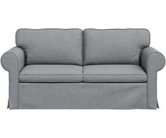 Sofa Šviesiai pilka 215 x 82 x 80 cm Metalas