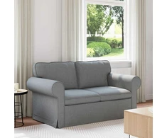 Sofa Šviesiai pilka 215 x 82 x 80 cm Metalas