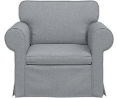 Fotelis Sofa Šviesiai pilka 215 x 82 x 80 cm Metalas