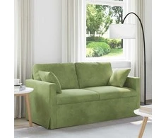 Sofa Šviesiai žalia 158 x 78 x 80 cm Aksomas