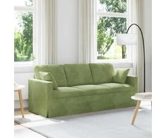 Sofa Šviesiai žalia 198 x 78 x 80 cm Aksomas