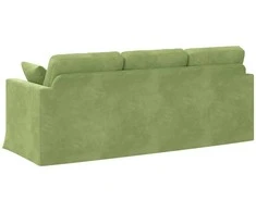 Sofa Šviesiai žalia 198 x 78 x 80 cm Aksomas