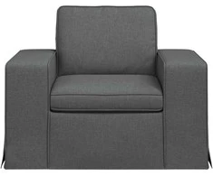 Fotelis Sofa Tamsiai pilka 102 x 80 x 82 cm Metalas