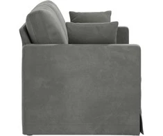 Sofa Tamsiai pilka 138 x 78 x 80 cm Aksomas