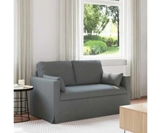 Sofa Tamsiai pilka 138 x 78 x 80 cm Metalas