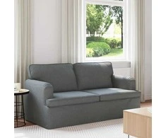 Sofa Tamsiai pilka 142 x 80 x 85 cm Metalas