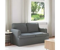 Sofa Tamsiai pilka 142 x 80 x 85 cm Metalas