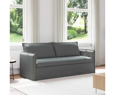 Sofa Tamsiai pilka 195 x 82 x 85 cm Metalas